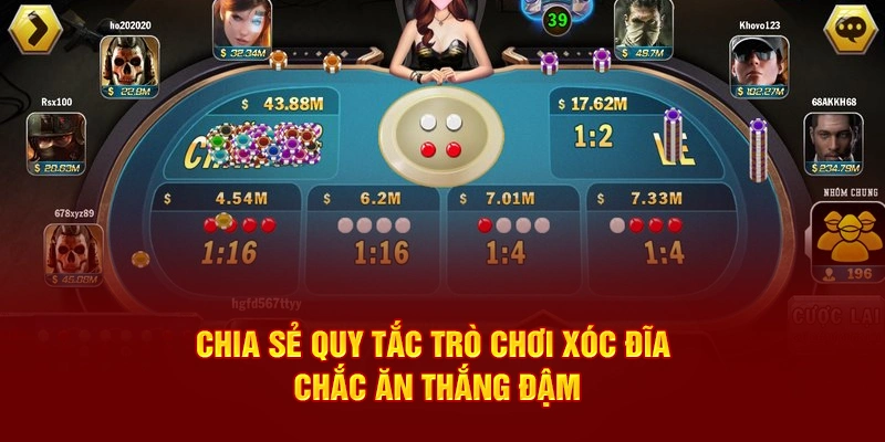 Tham gia xóc đĩa Debet với 4 bước đơn giản