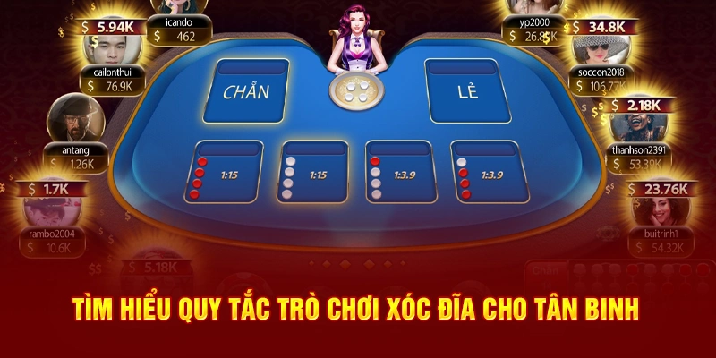 Vô số cửa chơi trong xóc đĩa Debet